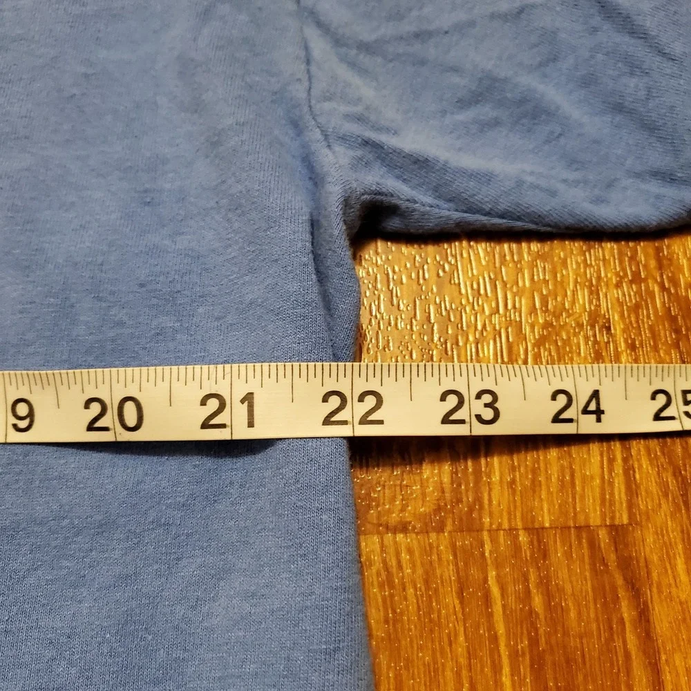 Vintage Cottagecore Shirt Adult XL Blue House is not a Home‎ Without Love 90s